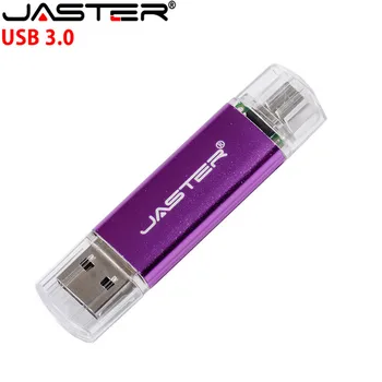JASTER OTG usb 3.0 32gb usb flash disk 3.0 64gb pero disk 16gb memoria cel usb kl ' úč pre samsung mobile