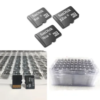 500PCS/VEĽA Originálnych SanDisk 32GB Micro SDHC Pamäťovej Karty TF Karty Micro Flash Karty