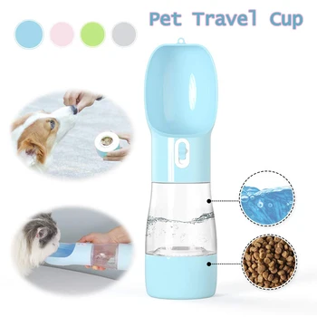 Prenosné Psa Fľaša na Vodu Cestovné Psov Vodu, Misku na Kŕmenie Pitnej Pohár Vonkajšie Mačky Voda Rozprašovač 500 ML Pet Produktov