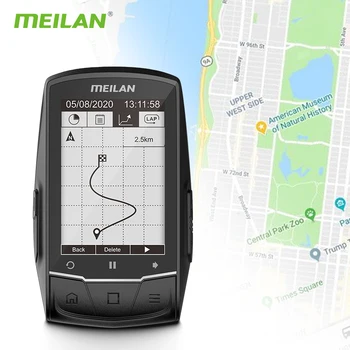 Meilan M1 GPS Bike Počítača Bezdrôtový Požičovňa Rýchlomer Mtb Cyklistické počítadlo kilometrov Rýchlosť Snímača Srdcového tepu Voliteľné