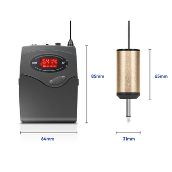 Bezdrôtový Mikrofón Systému,Bezdrôtový Mikrofón Set S Headset & Lavalier Klope Mikrofóny Beltpack Vysielač, Prijímač