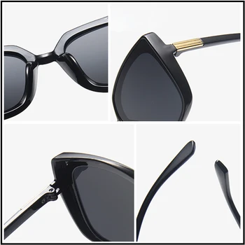 HOOBAN Dizajnér Značky Cateye Ženy slnečné Okuliare 2020 Retro Nadrozmerné dámske Slnečné Okuliare Luxusné Námestie Okuliare UV400