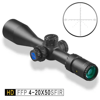 Discovery HD 4-20X50 SFIR DLTW FFP IR-MIL Prvý Ohniskovej Rovine Lov Taktickej Střelecké riflescope Osvetlenie puška rozsah
