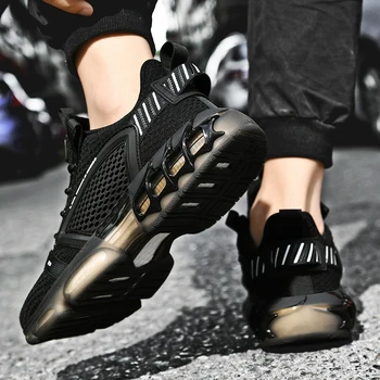 Špeciálne športové pánske topánky móda priedušná oka pánske členkové topánky vonkajšie jogging topánky svetlo Zapatillas Hombre pánske topánky