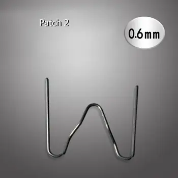 600Pcs Precut 0.6/0.8 mm Vlna Ploché Hot Svorky Pre Plastové Zošívačka Opravy Zvárač