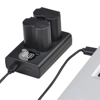 Batmax NP-W235 NP W235 LED USB Duálna Nabíjačka Batérií Typu C Port pre Fujifilm Fuji X-T4, XT4 fotoaparát