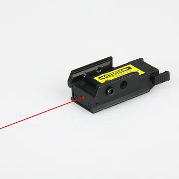 Kompaktný Poľovnícke Taktické Red Dot Laserový Zameriavač Rozsahu S Tlakový Spínač 20 mm Picatinny Rail Mount