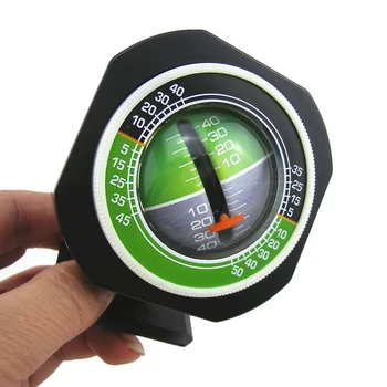 Kompas Profesionálne Auto Truck Uhol Naklonenia Indikátor Balancer Podsvietenie Svahu Meter Obrysu Kompasu