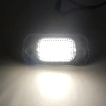 Pre VW Golf Jetta Seat Toledo Auto Zadné Biele LED špz Svetlo poznávacia Lampa