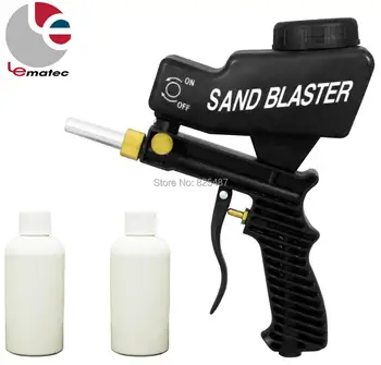 LEMATEC na vrhanie Piesku Zbraň Sandblaster s Dvoma Piesku Brúsivá sandblasting zbraň Taiwan Vyrobené Vysoko Kvalitné prenosné sandblaster