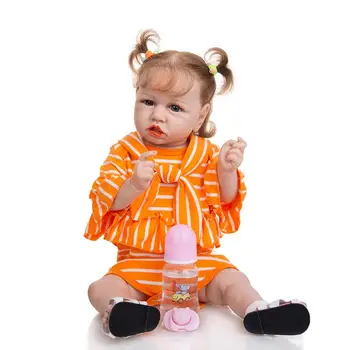 Rýchle Dodanie Novorodenca Boneca Baby Doll Hračky Telo Silikónové Realistické Reaborn Deti Bábiky Deti Playmate Darček K Narodeninám