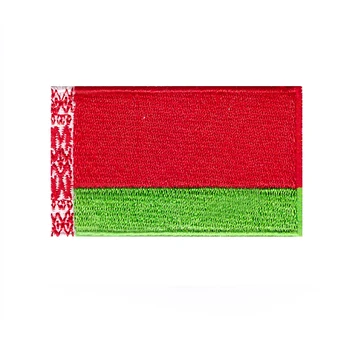 Nový záznam Bieloruský vlajky, samolepky patch odevné textílie odznak nohavice ozdobné výšivky obtlačky Vyšívané Vhodné pre všetkých