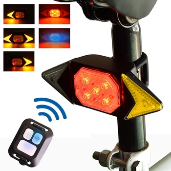 NEWBOLER Bicykli Zase Signál, jazda na Bicykli zadné svetlo s USB Nabíjateľné LED Bicykel Zadné Svetlo Diaľkové Bezdrôtové Ovládanie Bicykel zadné Svetlo