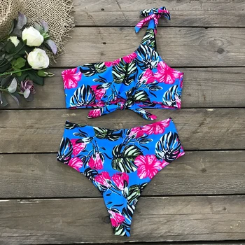 2020 Sexy Bikiny Žien Plavky S Push Up Plavky Prehrabať Plavky Biquinis Letné Plážové Oblečenie Vysoký Pás Plávať Oblek Žena