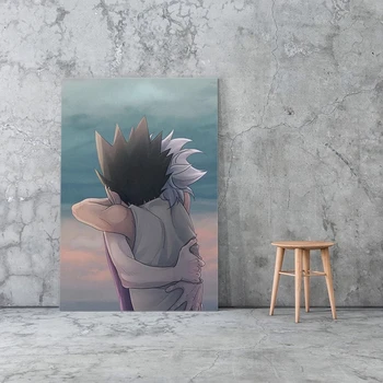 Domáce Dekorácie Hd Vytlačí Gon Killua Hxh Anime Plagát Obrázky Nástenné Kresby Modulárny Plátno, Maľovanie Na Obývacia Izba Č Rámovanie