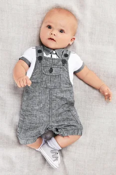 2020 Hot predaj baby boy šaty, módne Dieťa Gentleman štýl Dlhý rukáv T-tričko+Nohavice 2ks novorodenca oblečenie set sa