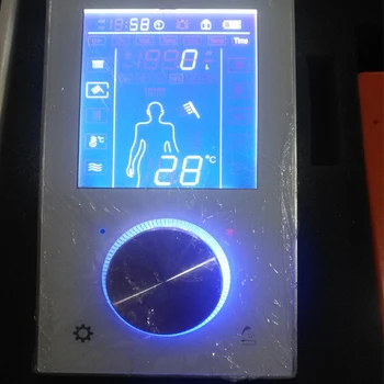 JMKWS LCD Digitálny Sprchové Batérie, 2 Trysky Smart Display Termostat Sprcha Mixér Dotykový Displej Ovládanie Teploty Prietok Vody Vaňa