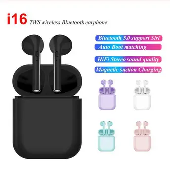 I16 Bluetooth 5.0 Headset Tws Bezdrôtové Hifi Zvuk Slúchadiel Binaural Hovory Inteligentnej Redukcie Šumu s Nabíjanie Box