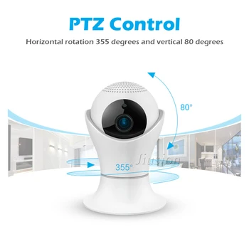 Mini WiFi Kamera 1080P Home Security Video Camara Bebe Bezdrôtové Vonkajšie Nočné Videnie CCTV Kameru 360 Panoramatická Kamera Baby Monitor