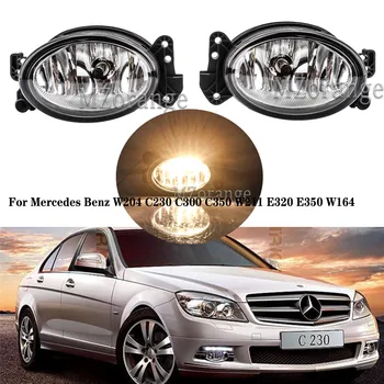 MZORANGE Predné Hmlové Svetlo Na Mercedes Benz W204 C230 C300 C350 W211 E320 E350 W164 Halogénová Žiarovka LH-A169856/ RH-1698201656