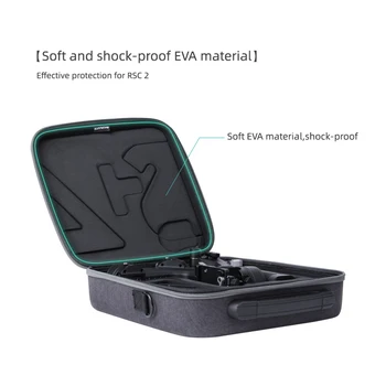 EVA Kabelky Tašky cez Rameno Box Elektronických Zariadení Ochranné Pack Prípade Prenosné Účtovná Skladovanie Prípade DJI Ronin RSC 2