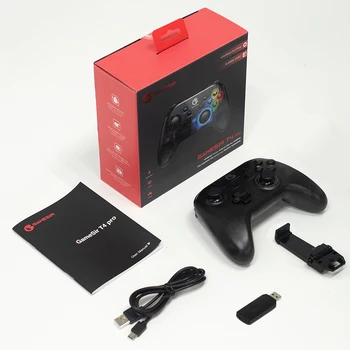 GameSir T4 Pro Bluetooth Herný ovládač 2.4 GHz Wireless Gamepad sa vzťahuje na Nintendo Prepínač Apple Arkády a Pfi Hry
