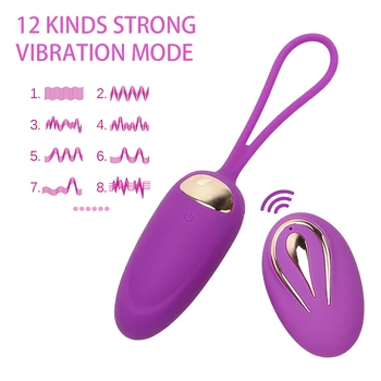 OLO Vibračné Vajíčko 12 Rýchlosti Vibrátor Bezdrôtové Diaľkové Ovládanie Stimulátor Klitorisu USB Nabíjateľné Sexuálne Hračky pre Ženy