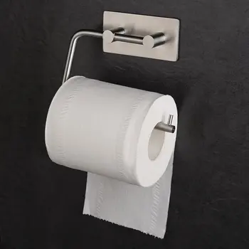 Samolepiace Toaletný Papier Roll Držiteľ Palicu Na Lepkavé Tkaniva Roll Vešiak Kúpeľňa Uterákov