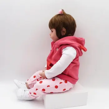 48 cm Mäkké Roztomilý Reborn Bábiky Realisticky Nažive Deti Bábika Životného Simulácia Dieťa Kreatívne Darčeky Simulácia Dieťa dary