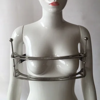 Poprsie nastaviteľné nerezový fetish nosenie prsia svorka kovovú sponu, bradavky svorky bdsm otroctva sexuálne hračky výrobky pre dospelých