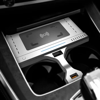 15W auto QI bezdrôtovú nabíjačku rýchle nabíjanie doska mobilný telefón, nabíjačku telefónu držiak pre BMW X5 G05 X6 G06 X7 G07 2019 2020