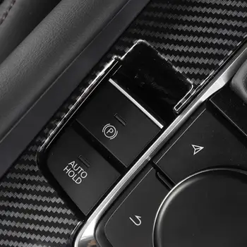 Radenie Panel Kryt Pre Mazda 3 2019-2020 Uhlíkových Vlákien ABS Interiéru Konzoly Výstroj Kryt Interiéru Vozidla Nálepky