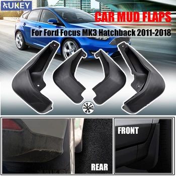 Bahno Klapky Pre Ford Focus 3 MK3 Hatchback 2011 - 2018 Predné Zadné Blatníky Mudflaps Splash Stráže 2017 2016 2013 2012