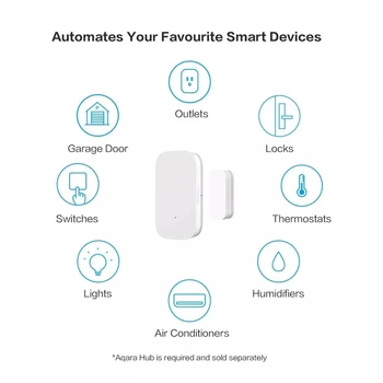 Aqara Dvere, Okno, Senzor Zigbee Bezdrôtové Pripojenie Smart Mini Dvere Okna proti Vlámaniu, Pracovať S operačným systémom Android IOS Aplikácie ovládanie Domov