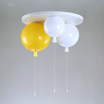 Nordic moderné balón stropné lampy, spálne, detskej izby rekreačné oblasti jednoduchý osobnosti farba stropný luster