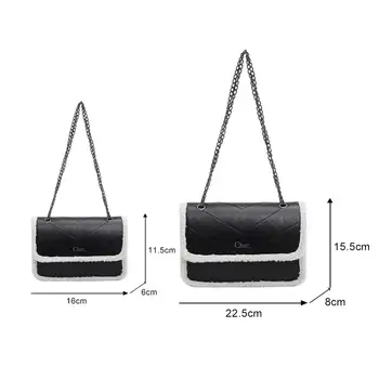 Móda Nádherné Nákupné tašky PU Kožené Oblečenie pre Spojovanie Messenger Taška Ženy Zimné Ramenný Crossbody Kabeliek