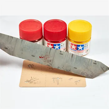 Postriekaniu Účinky Airbrush Blany Plesne Nástroje pre 1/35 1/48 Mierke 1/72 LIANG-0005 Model Bloodstain Účinok Nástroj