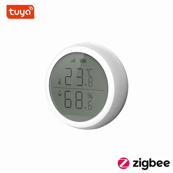 Nové Tuya ZigBee Smart Home Teplota A Vlhkosť, Senzor S LED Displej Pracuje S Home Asistent a Tuya Zigbee Hub