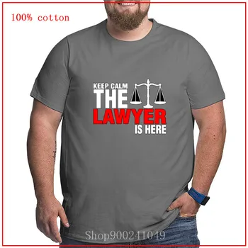 Udržať Pokoj Právnik Je Tu Pre Mužov Tee Tričko Bežné Vlastné Krátke Sleeve T Košele Plus Veľkosť Veľká Veľkosť Veľké Oblečenie 4XL 5XL 6XL