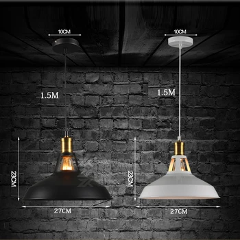 Vintage Prívesok Svetlá Loft Prívesok Lampa Retro Visí Lampa Tienidlo Pre Reštaurácia /Bar/Kaviareň Doma Osvetlenie Luminarias