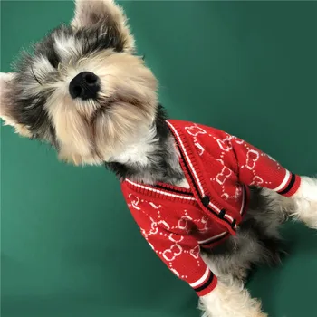 Oblečenie pre psy Malých a Stredných Psov Fashion Cardigan Jeseň a Pes Zimné Oblečenie Zimné Oblečenie Pet Mačka Sveter Psa Kostým domáce Zvieratá