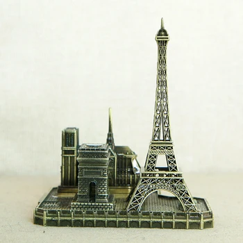 Paríž Veže, Arkády Oblúk, Arc de Triomphe a champs-Kostol Notre-Dame de Paris Európskej francúzsky turistický suvenír priateľ predstavuje Pokles Lodnej dopravy