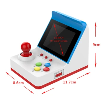 ANBERNIC Arcade FC Prenosné hracie Konzoly 8bitová Prenosný Mini Video Arcade Game Box Stroj Player & Dvojité Gamepads Chlapec Darček