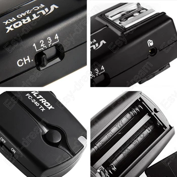 3in1 Bezdrôtové Diaľkové Ovládanie + Speedlite / Štúdio Flash Spúšť Pre Canon EOS 760D/750D/650D/600D/550D/70 D/60D/100D/1000D/1100D