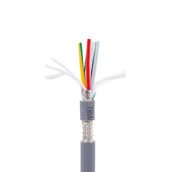 22AWG 2/3/4/5 core Towline tienený kábel 5m PVC ohybný drôt TRVVP odolnosť voči ohybu odolnosť voči korózii medený drôt