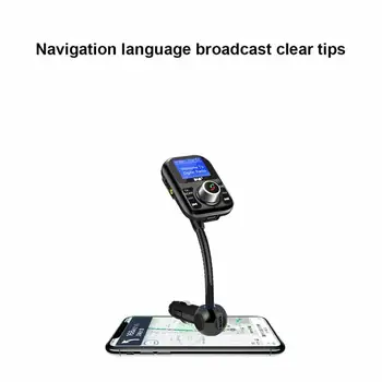 BT002 Digitálne Rádio Adaptér Prenosný FM Vysielač DAB autorádia Bezdrôtové Handsfree MP3 Prijímač S LCD Displejom