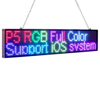 50 P5 RGB Led Displej Plný farieb multicolor Programovateľné Rolovanie Správu LED tabuľa Displej Multi-jazyk obchod windows