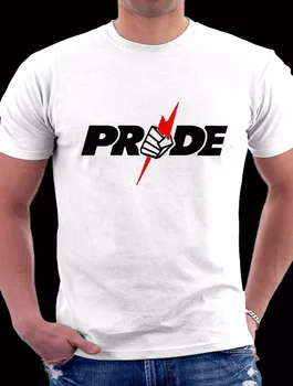 Móda PRIDE FC MMA T Shirt Mužov Bavlny Značky Black/White Tlačiť T-Shirt TOP Tees Boj Champiomship Základné Krátky Rukáv Košele