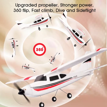 KaKBeir F949 2.4 G 3Ch RC Lietadlo s Pevnými krídlami Lietadla Vonkajšie hračky Drone RTF Aktualizovať verziu Digitálne servo pohon, silný balík