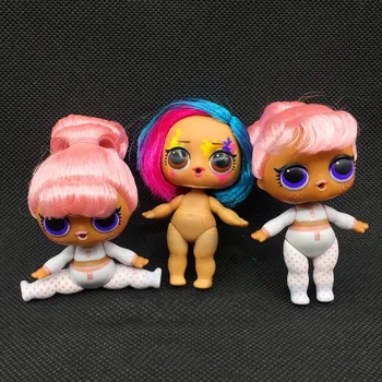 L. O. L! Prekvapenie bábiky Pôvodné lols bábiky Vlasy bábiky S Originálnym lols bábiky Nahé hairgoals príslušenstvo dievča je hračka dary